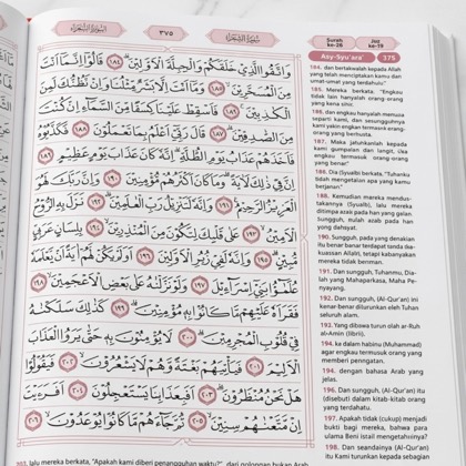 Contoh halaman isi mushaf terjemah